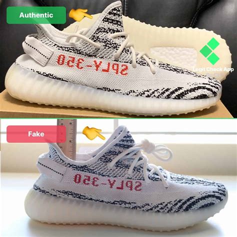 adidas yeezy v2 zebra fake vs real|yeezy zebra real vs fake.